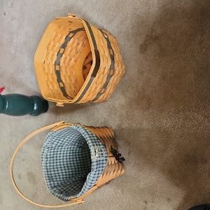 2 longaberger baskets